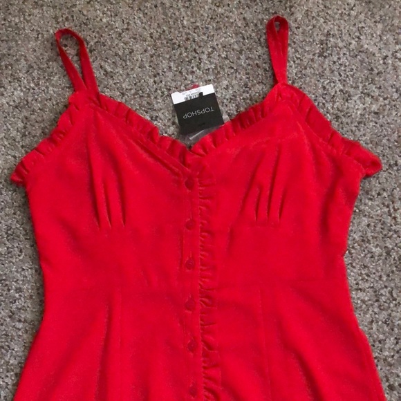 SOLD Topshop Ruffled Dress - Picture 4 of 7